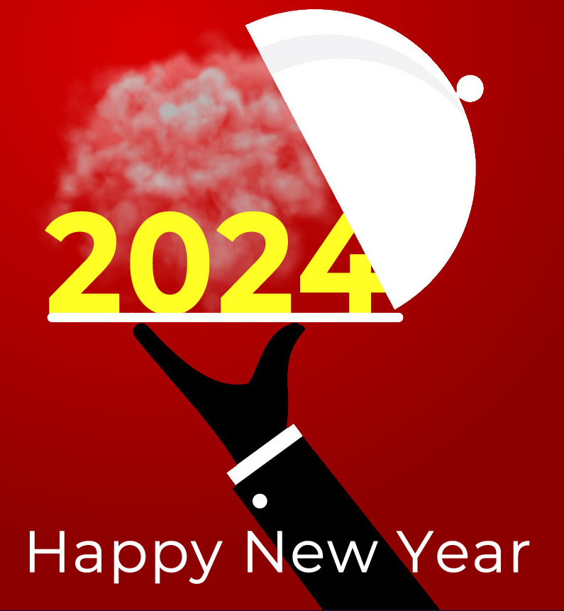 Nice image: 2024 is served, hot and well cooked to the right point, it's time to start.