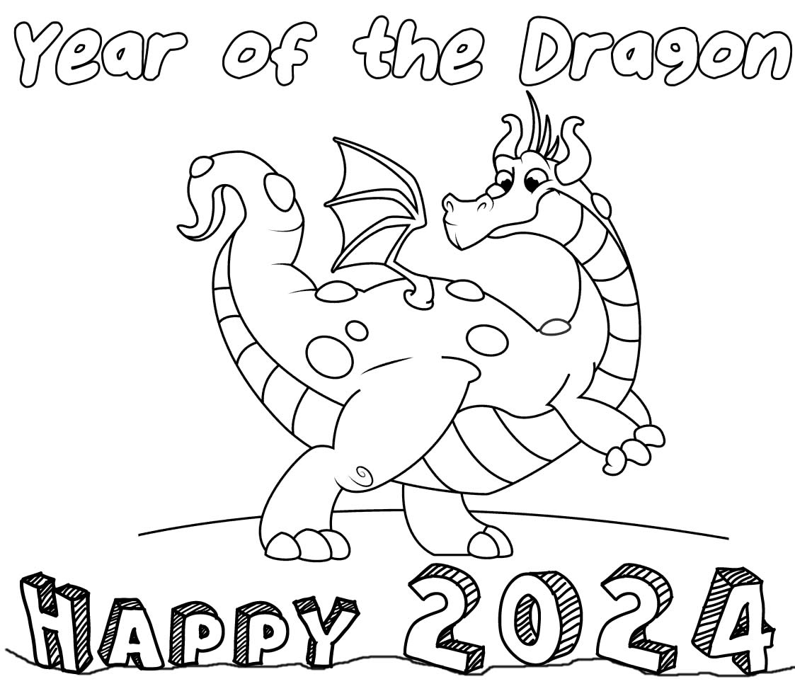 Color 2024 year of the wood dragon
