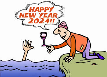 Cartoon 2024: On any occasion, always and in any case before the end of the year wishes