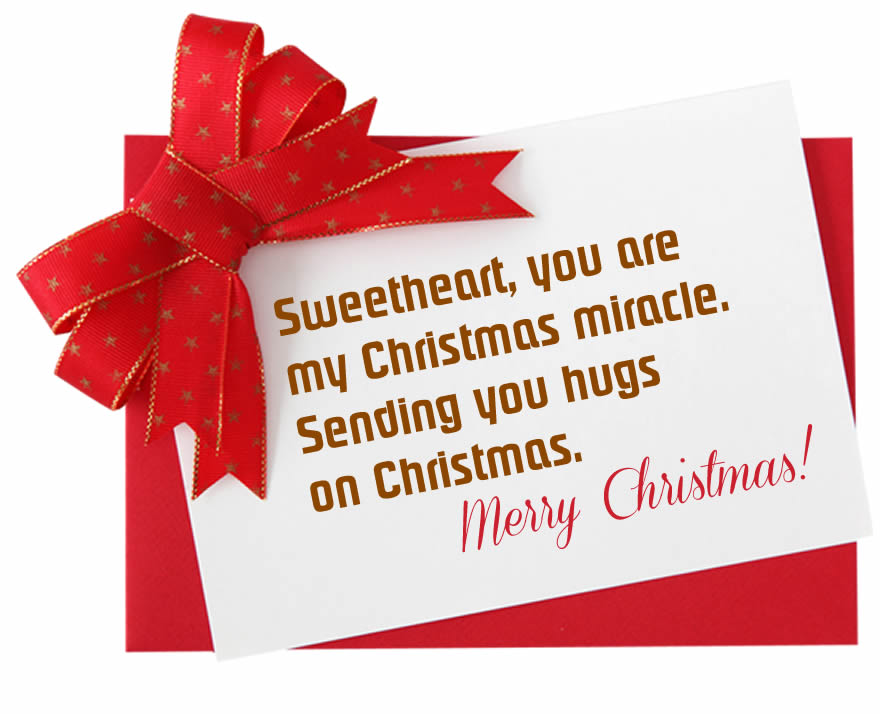 Christmas image with sweet message