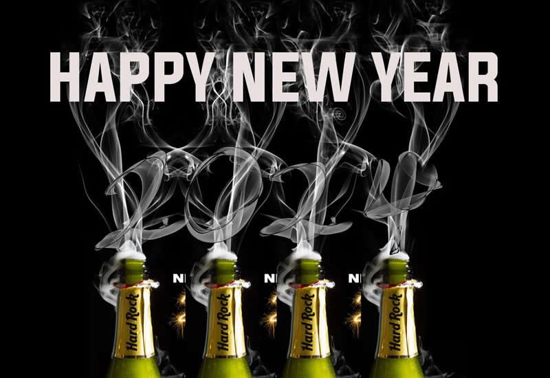 4 bottles of champagne to wish a happy new year
